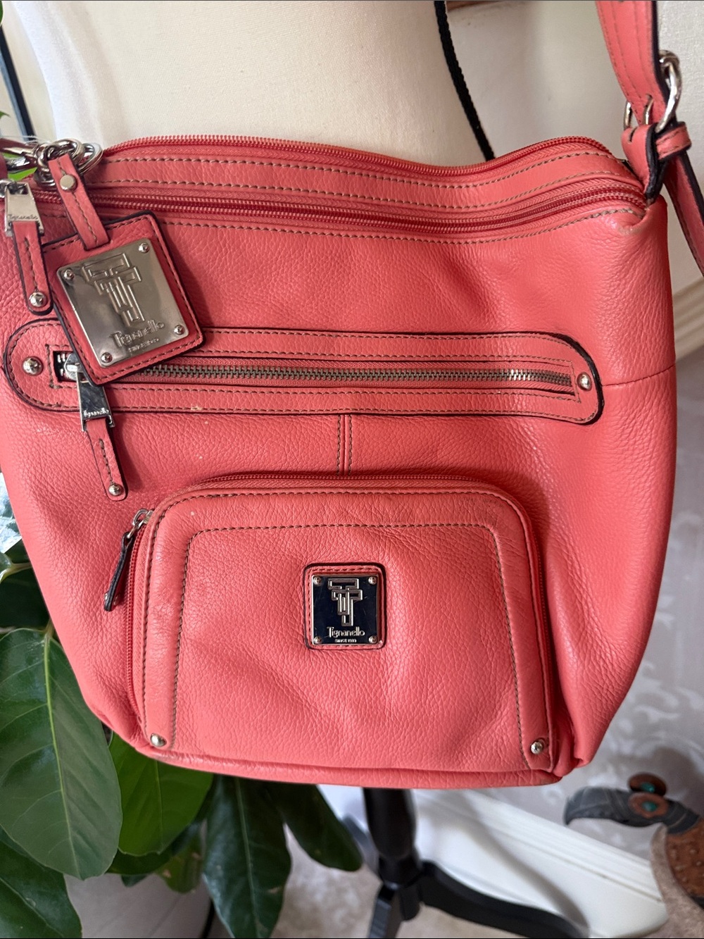 TIGNANELLO ladies handbag very good condition leather - Picture 5 of 11